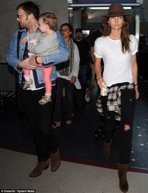 Lily Aldridge And Caleb Followill Wear Matching Outfits With Gorgeous