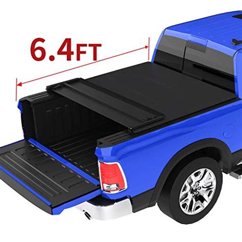 Oedro Quad Fold Tonneau Cover Soft Four Fold Truck Bed Covers