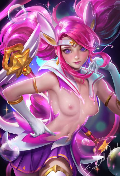 Rule 34 1girls Breasts Female Female Only Gloves League Of Legends Luxanna Crownguard Magical