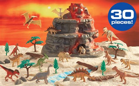 Animal Zone Dinosaur Figure Mountain Playset For Ages 3 6