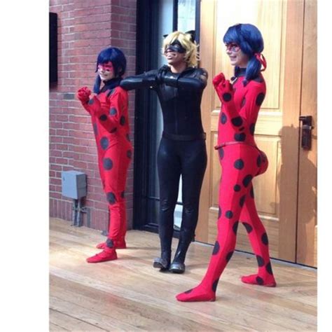 Women Miraculous Ladybug Costume Girl Lady Marinette Bodysuit Jumpsuits