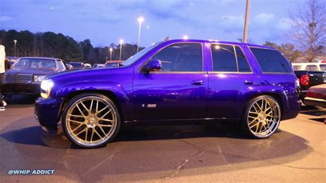 2007 silver trailblazer ss w 22 chrome replicas chevy. WhipAddict: Kandy Cobalt Blue Chevy Trailblazer SS on Gold ...