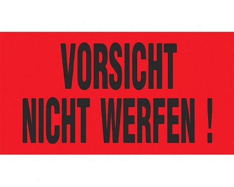 Vordruck vorsicht glas / vorsicht zerbrechlich baby langarmshirt 50 x kleines etikett vorsicht glas 51×25 mm aufkleber 50 teil von aufkleber zerbrechlich ausdrucken. Hinweisetiketten rot VORSICHT NICHT WERFEN!, 145x76mm, 1000 Stk. - verpackungsteam.de