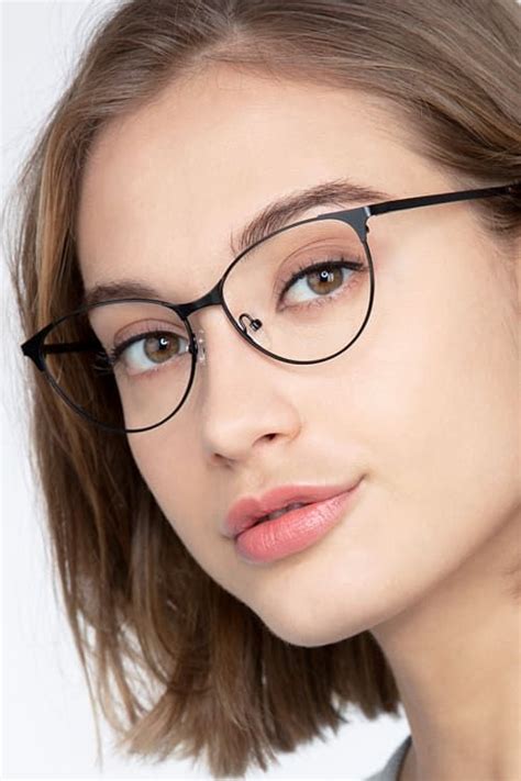Sisi Exquisite Frames With Sleek Silhouette Eyebuydirect Black Glasses Frames Glasses
