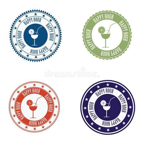 Happy Hour Labels Stock Illustrations 68 Happy Hour Labels Stock