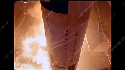 Saturn V Lift Off Stock Video Clip K0018720 Science Photo Library