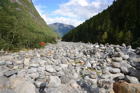 Stone River Stock Photo Image Of Grey Pebble Norway 58817084