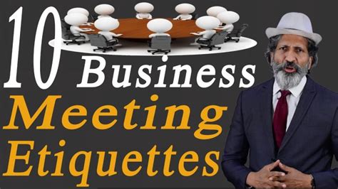 10 Business Meeting Etiquette Business Training And Public Speaking Course