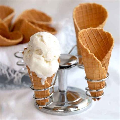 Homemade Waffle Cones Pudge Factor