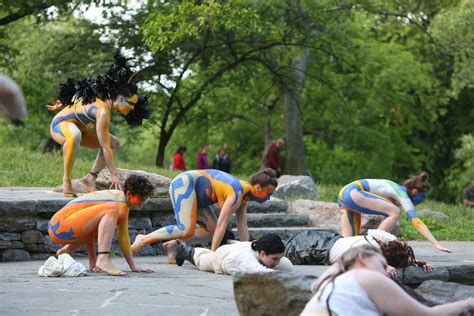 Female Cast Performs Shakespeare S The Tempest In Central Park In The Nude