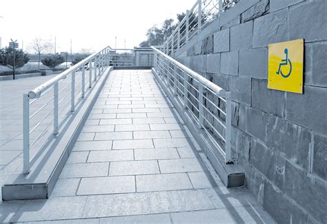 Modern City Building Wheelchair Access Barrier Free Access