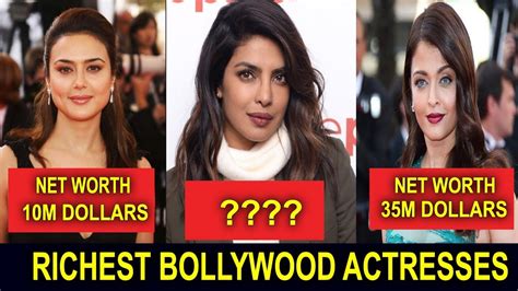 Top 10 Richest Bollywood Actresses In 2018 And Their Net Worth Youtube