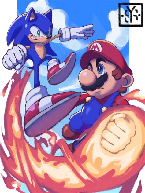 Sonic And Mario Sonic The Hedgehog Wallpaper 44406221 Fanpop