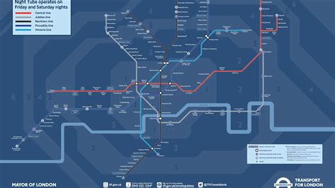 London Underground Reveals Official Night Tube Map Itv News London