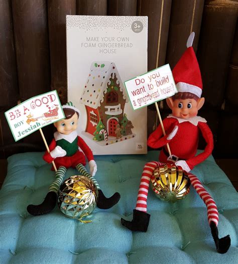 Elf On The Shelf Do You Want To Build A Gingerbread House Christmas Elf Elf On The Shelf Elf
