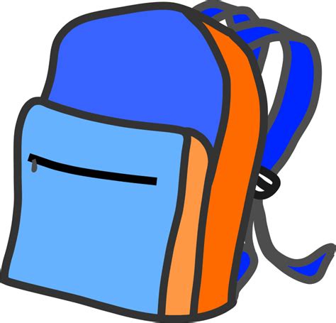 Clipart School Backpack