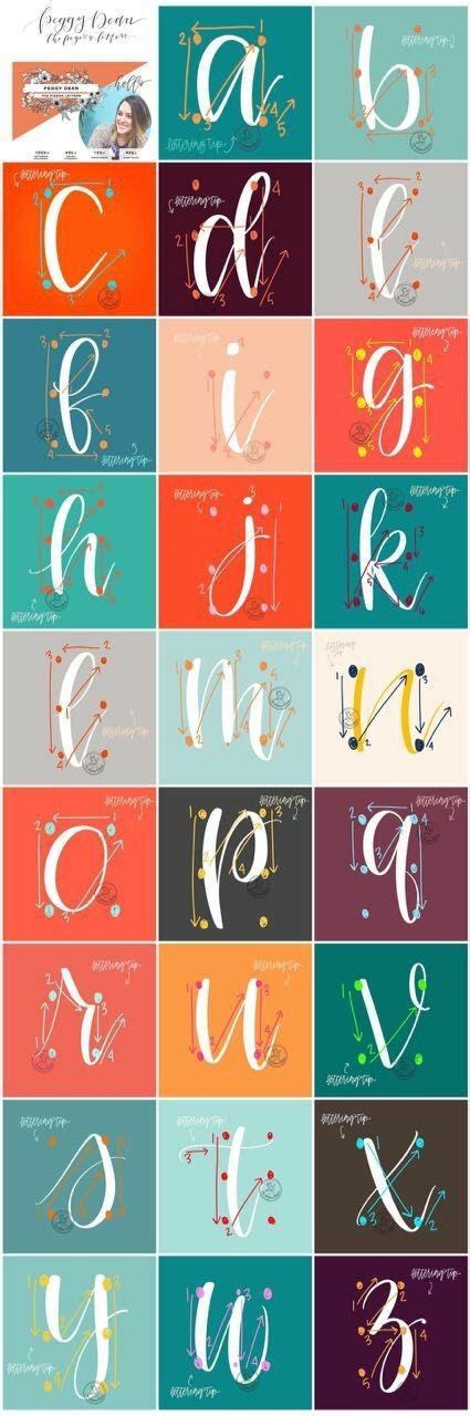 Gardneralasia •• Hand Lettering Alphabet Calligraphy Letters Brush