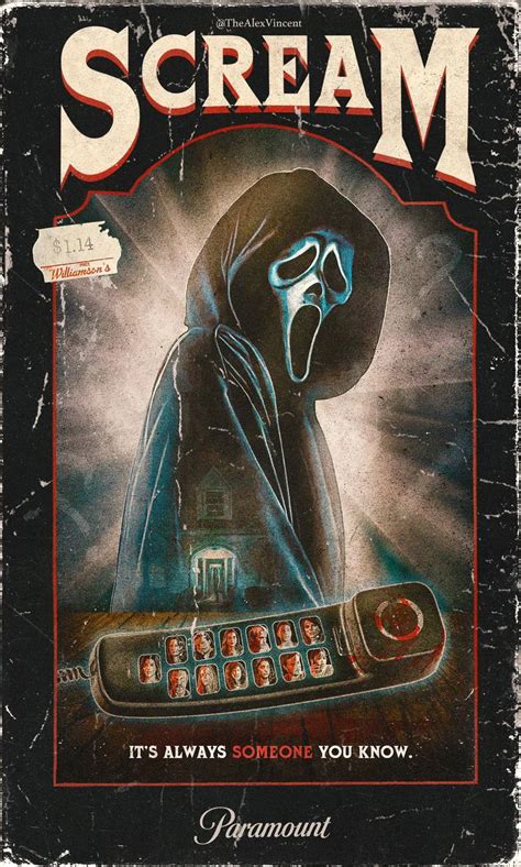 Alex Vincent Designed Two Scream Posters For Broke Horror Fan
