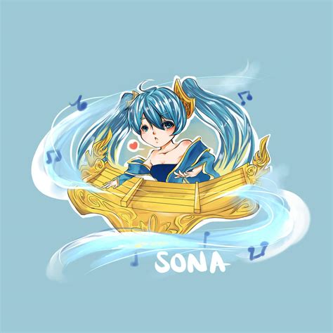 League Of Legends Sona By Thelonesky On Deviantart