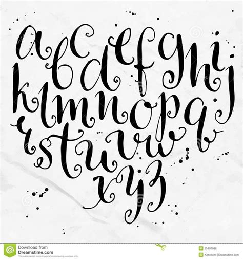 Image Result For Hand Curly Font Hand Lettering Alphabet Lettering