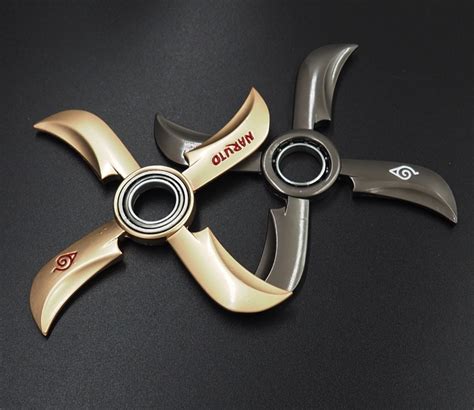 Naruto Sasuke Shuriken Rotatif En Métal Fléchettes Rotatives Portantes