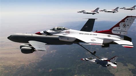 Thunderbirds Usaf Thunderbirds Military Aircraft Jet Age