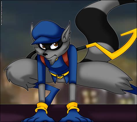 FurryBooru Anthro Cane Invalid Tag Mammal Raccoon Sly Cooper Sly