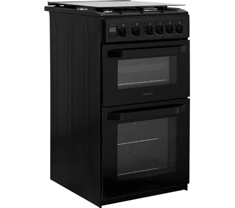 Hotpoint Hd5g00ccbk 50 Cm Gas Cooker Black Fast Delivery Currysie