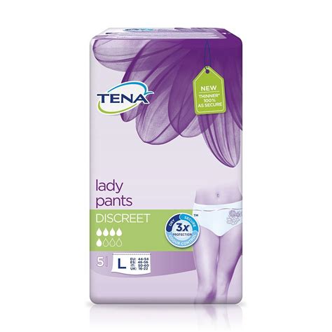 Buy Tena Lady Discreet Pants Large 5 Pack
