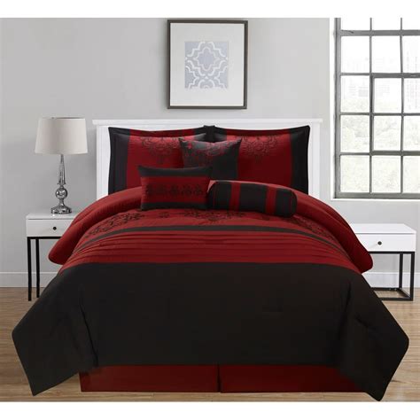 Heba 8pc Comforter Set Extra Soft Oversized Embroidered Bedding