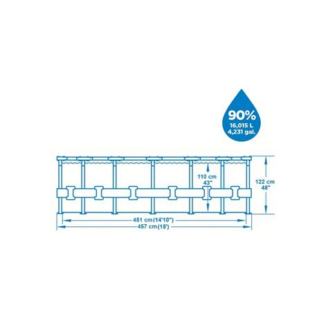 Piscina Tubolare Staccabile Bestway Steel Pro Max X Cm Con