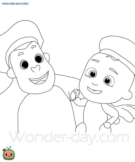 Cartoon Printable Cocomelon Coloring Pages Pin On Izzy Find The