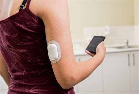 Premium Photo Medical Device For Glucose Check Continuous Glucose Monitoring Pod Modern