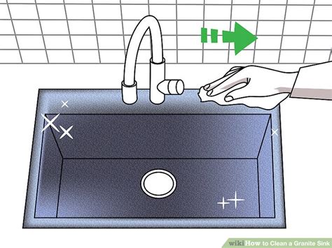 It comes with great durability and elegance to shine up your kitchen decor. 3 Ways to Clean a Granite Sink - wikiHow