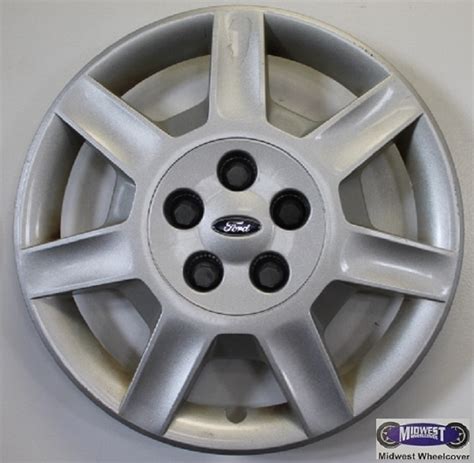 7043 Hubcap 16 05 07 Ford Taurus Sparkle Silver 7 Concave