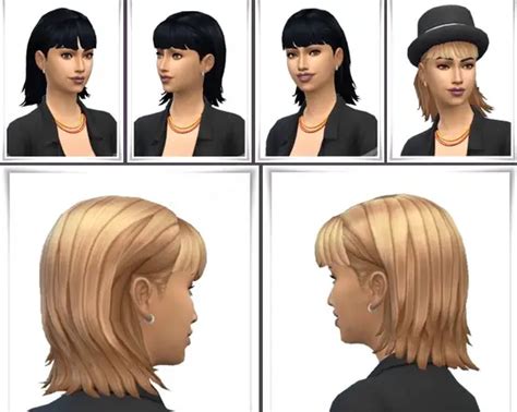 Birksches Sims Blog Mcp Hair And Bangs Sims 4 Hairs
