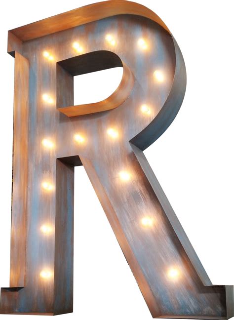 Vintage Marquee Letter Png High Resolution