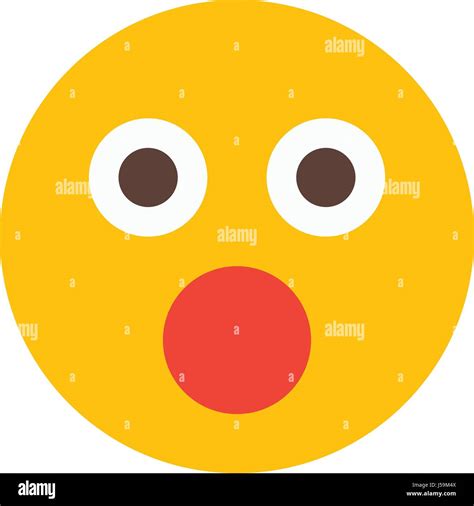 Shocked Emoji Stock Vector Image And Art Alamy