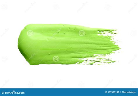 Abstract Brushstroke Of Green Paint Stock Photo Image Of Background