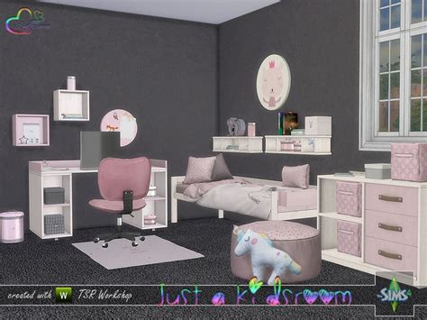 Buffsumms Just A Kidsroom In 2020 Sims 4 Bedroom Kids Bedroom Sets