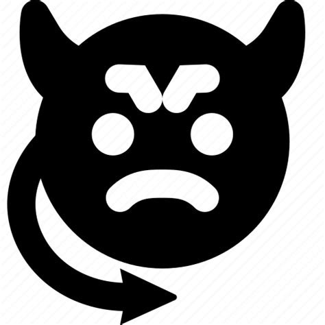 Emoji Emoticon Evil Face Icon Download On Iconfinder
