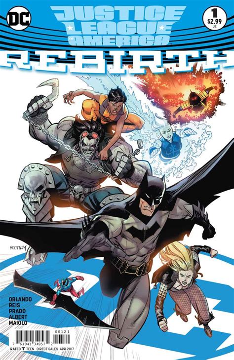 dc comics rebirth spoilers and review batman s justice league of america rebirth 1 teases 4 big