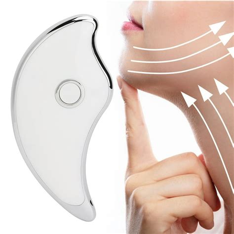 Mgaxyff Electric Face Massager Micro Current Vibration Ion Massage Device Scraping Board Skin