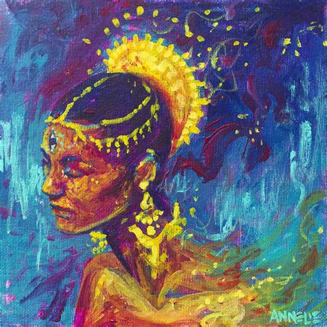 Praise By Annelie Solis Buddha Painting Canvas Small Canvas Paintings