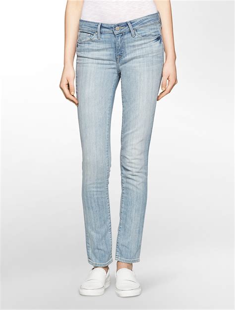 Lyst Calvin Klein Jeans Ultimate Skinny Blue Light Wash Jeans In Blue