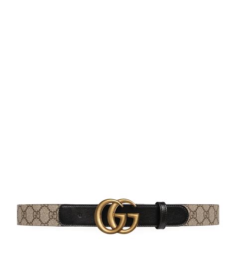 Gucci Leather Double G Belt Harrods Ae