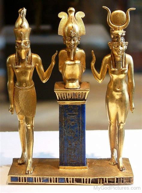 Golden Statue Of Osiris