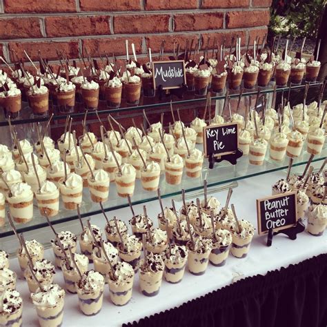 barra de postres wedding desserts mini desserts party desserts sweet desserts wedding foods