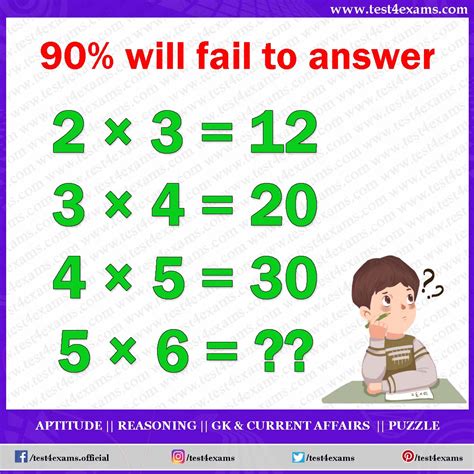 90 Will Fail To Answer Challenging Brain Teaser Math Test 4 Exams