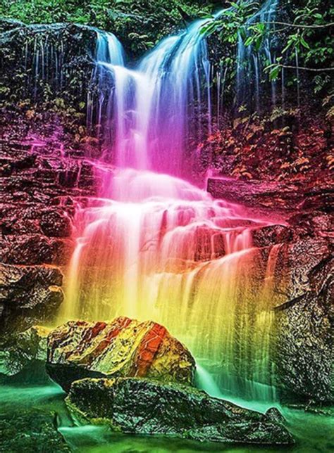 Rainbow Waterfall All Diamond Painting